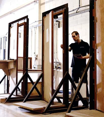 Our dedicated Testing and Technical Services division has established itself as an important facility for manufacturers and designers of doors, windows, glazing systems and hardware, to name just a