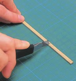 metal glue. The short side of 3 must be glued to the centre of 4. Adjust the sides of the 65strake as shown in figure A.