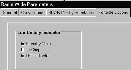TRANSCEIVER PROGRAMMING Adjustable Parameters Busy Override Delay - With SmartZone operation, this is the amount of time a user must press the PTT switch to override a SmartZone busy that occurs
