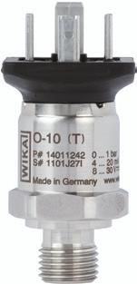 Pressure OEM pressure sensor For industrial applications Models O-10 (T), O-10 (5) WIKA data sheet PE 81.