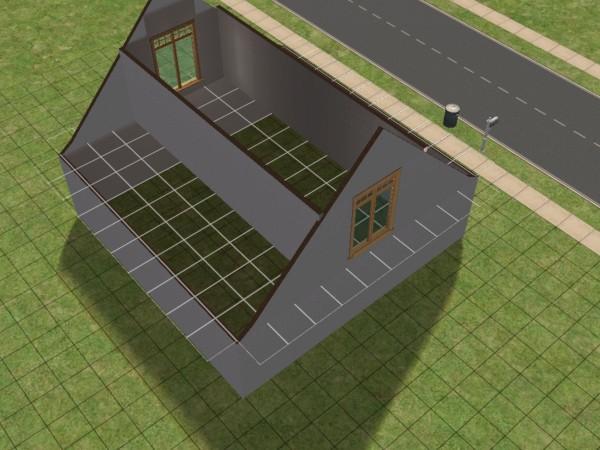 Roof Spaces Cont. The area closes itself off and darkens because you ve just made a new room.