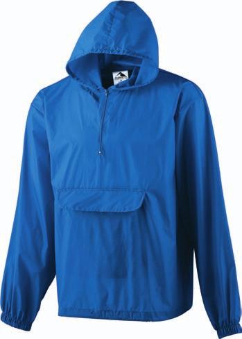 90 3277 3278 HOODED TAFFETA JACKET/FLANNEL LINED Outer shell of 100% nylon taffeta Body, sleeves and hood lined with 100% cotton flannel Front zipper
