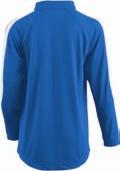 90 (Upcharge for 2XL-3XL) 4750 4752 4752 LADIES SYNERGY PULLOVER 90% polyester/10% spandex knit Wicks moisture Ladies fit Heat sealed label Half-zip pullover style Raglan sleeves with contrast color