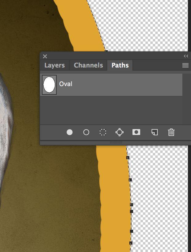Select the brush tool and use a hard