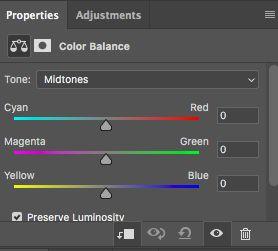 Use adjustments like Color Balance to adjust any