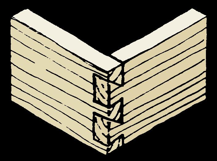 Dovetail This is a very strong joint but is also a very difficult joint to