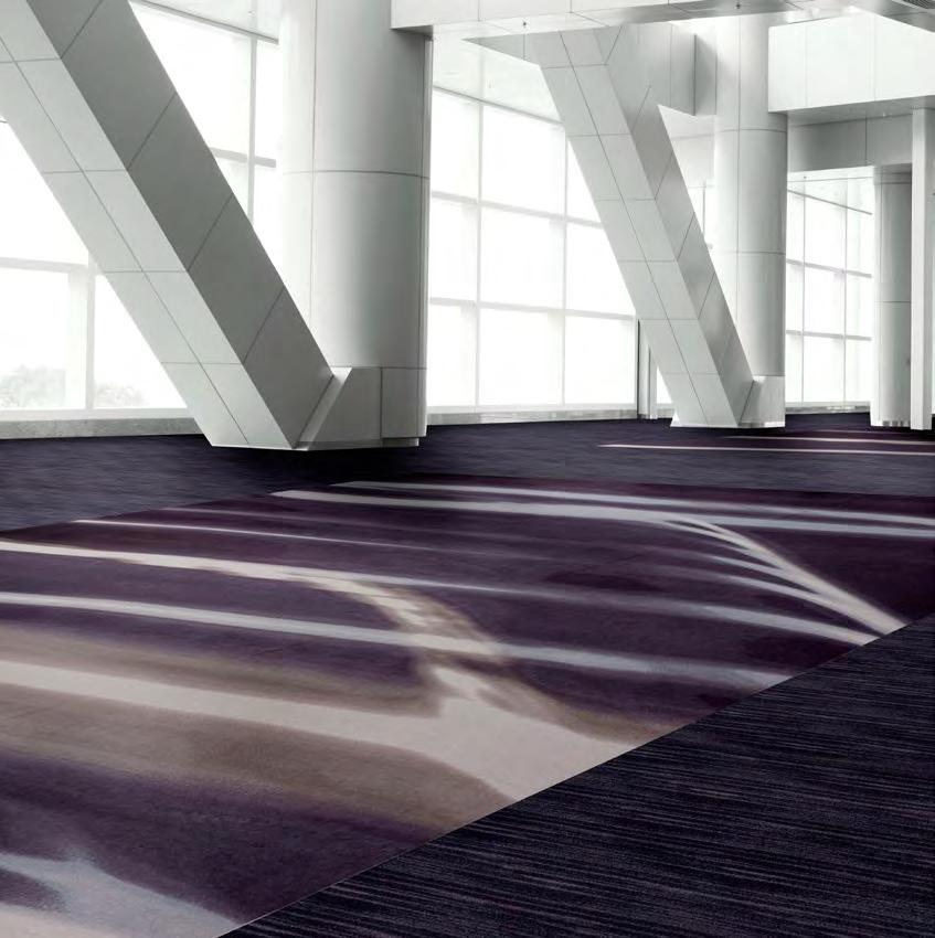 modular layouts Milliken s modular carpet tile expertise is evident in this collection. Each design was created to provide scale, color spectrum, and luxury.