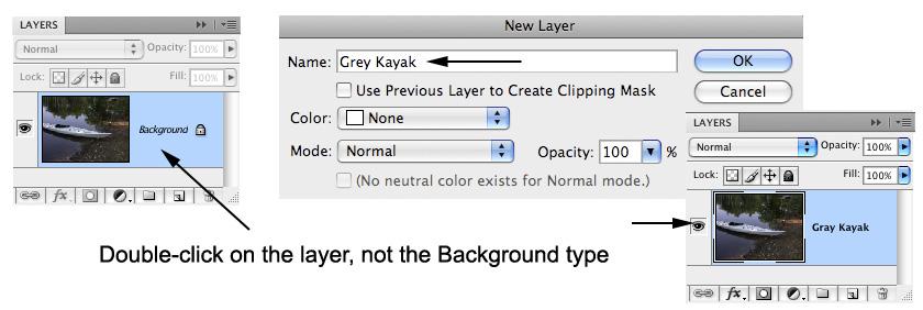 Converting Background Layer to Normal Layer The first layer in any document is the Background layer. It always displays at the bottom of the Layers panel.
