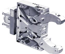 The rigid spindles are provided with generous bearings and always provide sufficient torque to the optional transmission Optional C-axis and tool