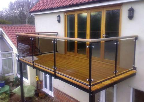Two Tier stainless/glass balcony stainless steel balconies, stairs and balustrades We design and can create contemporary stainless steel