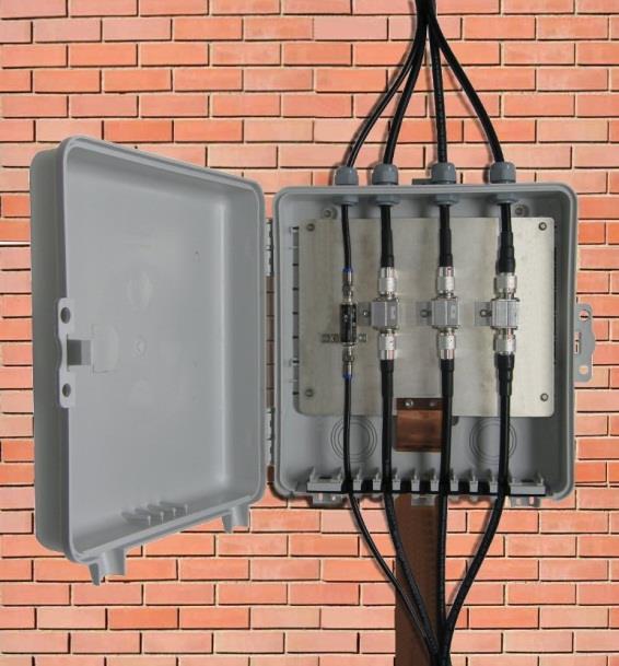 Introduction The DXE-UE-2P is a weather-resistant, high impact thermoplastic enclosure which is ideal for outdoor mounting of all types of lightning protectors or other equipment.