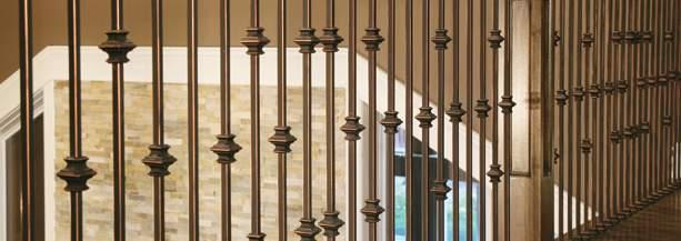 2 Make it your own Baluster Collars A variety of sizes and shapes offers visual interest that can compliment a range of interiors.