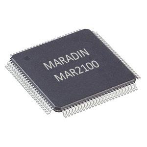 MAR2100 MARADIN MEMS DRIVE AND CONTROL The MAR2100 is a Drive and control IC for Maradin's MAR1100 dual-axis MEMS based scanning mirror.