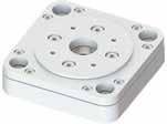 ROTARY POSITIONERS SR-4011 High-Precision Rotary Positioners resolution rotation N normal load vacuum size < 1 μ 10 N (1 kg) down to 10-6 mbar 40 x 40 x 11 mm³ Mechanical Properties blocking torque M