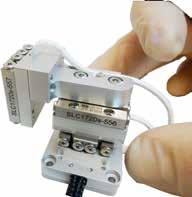 INTRODUCTION POSITIONING SYSTEMS Unique Features Extreme Miniaturization The SLC-1720-S with a size of 22 x 17 x 8.5 mm³ is the world s smallest closed-loop nano positioner with macroscopic travel.