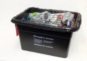 Remember that if you have a black box at home, you can recycle plastic