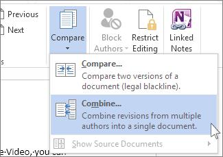 Combinarea documentelor După ce trimiteți un document spre examinare, puteți obține o mulțime de copii înapoi, cu sugestii și revizuiri pe