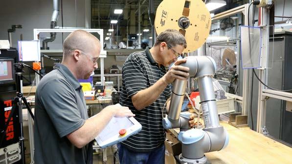 The robots are allowing us to do that, so that s a big push that we have throughout design and throughout manufacturing.