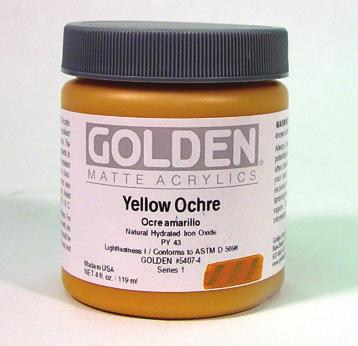 GOLDEN MATTE ACRYLICS GOLDEN Matte Acrylic Colors wide variety of concentrated colors. Available in both Heavy Body and Fluid Acrylic formulations.