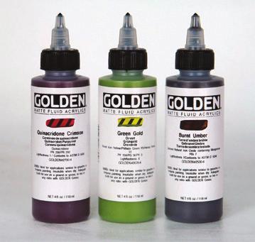 To avoid this loss of color strength, Matte Acrylics are formulated to achieve a matte surface while retaining a high pigment load. COLORS Code Ser. HB/F Color 5375 1 Titanate Yellow 5135 7 C.P.