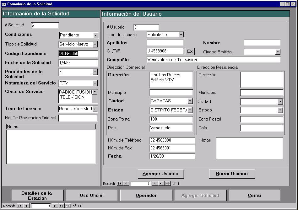 210 National Spectrum Management FIGURE 7.4 Application form Nat.Spec.Man-7.04 2.2 Frequency assignment The operator has access to a variety of built-in functions that help with frequency assignment.