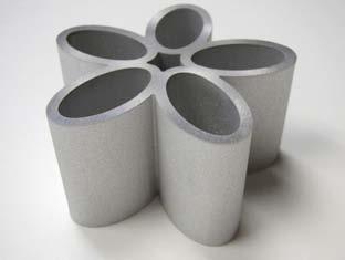 QUALITY FINISH WITH MINIMAL DEBURRING The edge finishing of abrasive waterjet parts is a
