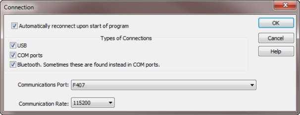 A Question dialog box appears next. Click Yes to read the procedure for connecting the instrument to the USB port on the computer. NOTE: The Setup window remains open.