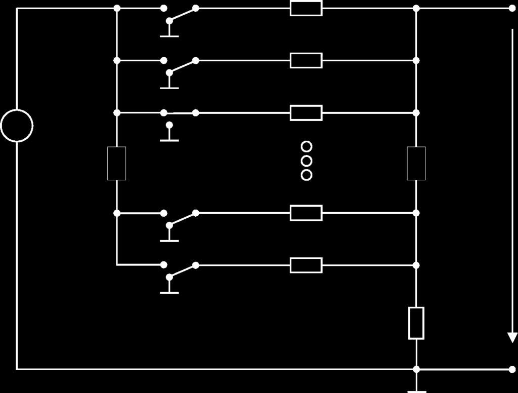 Analog-to-Digital Converter Realizations Part 2 Circuit analysis: Understanding of the circuit if only a single bit is set to one on the one hand and for an arbitrary bit setup on the