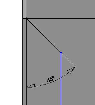 Select Edit Flange Profile from the Flange Parameters The sketch used to create the
