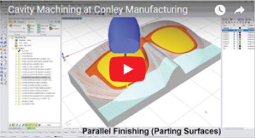 Watch the Cut Material Simulation Electrode Machining Here is an optional electrode design for the convex cavity illustrated above.