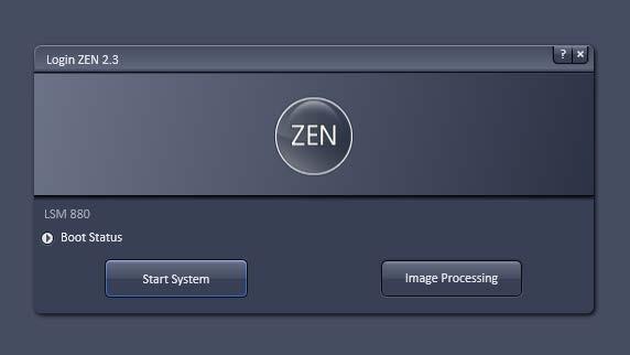 Starting Zen 2.3 Select Start System from the Zen 2012 login window.