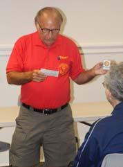 4 STEPHEN JAMES CSRA COIN CLUB Regular Meeting June 1, 2017, Aiken County Library All club photos taken by President Steve Kuhl The club s June program was on The Gold Coins of the Napoleonic Era,