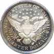 MARCH RARE COIN MONTHLY Barber Quarters 1892. PCGS. PR-65. From the first year of the series with a proof mintage of 1,245.