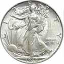 ........ #203570 $105.00 1946. PCGS. MS-64. CAC. Doubled Die Reverse. Bold doubling on the eagle, branch, and E PLURIBUS UNUM. This example is very well struck with rich creamy white luster.