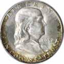 Blast white luster and a sharp strike with silky smooth surfaces........................ #125797 $259.00 1947-D. PCGS. MS-64........ #117886 $69.00 Franklin Half Dollars 1949-S. PCGS. MS-64....... #130700 $119.