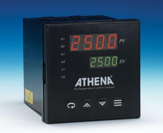 C-Series 25C Universal Temperature/Process Controller The Athena 25C is a 1/4 DIN panel mounted, autotuning controller that can be used for precise control of a single loop with two independent