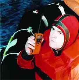 Maritime Manual 23 FIGURE 12 The SOLAS hand-held radios (also called survival craft two-way VHF
