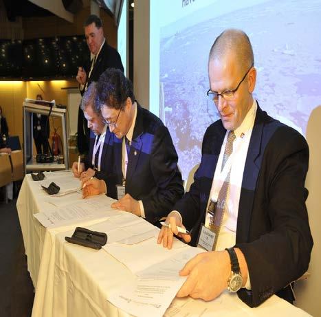 * MOU between M.O.F and Danish Maritime Authority, Swedish Maritime Administration for the Establishment and Use of a Global e-navigation Test Bed ( 14.