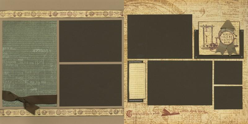 March 2013 Bookshelves Page 7 of 8 Layout 11 & 12 3¾x5¾ 3¾x5¾ 2x2½ 2x2½ 12x12 Kraft Plain (LB) 12x12 Eggshell Globe Print (RB) 8.5x11 Light Green Print (2) Chocolate Plains (From 9&10) 1.