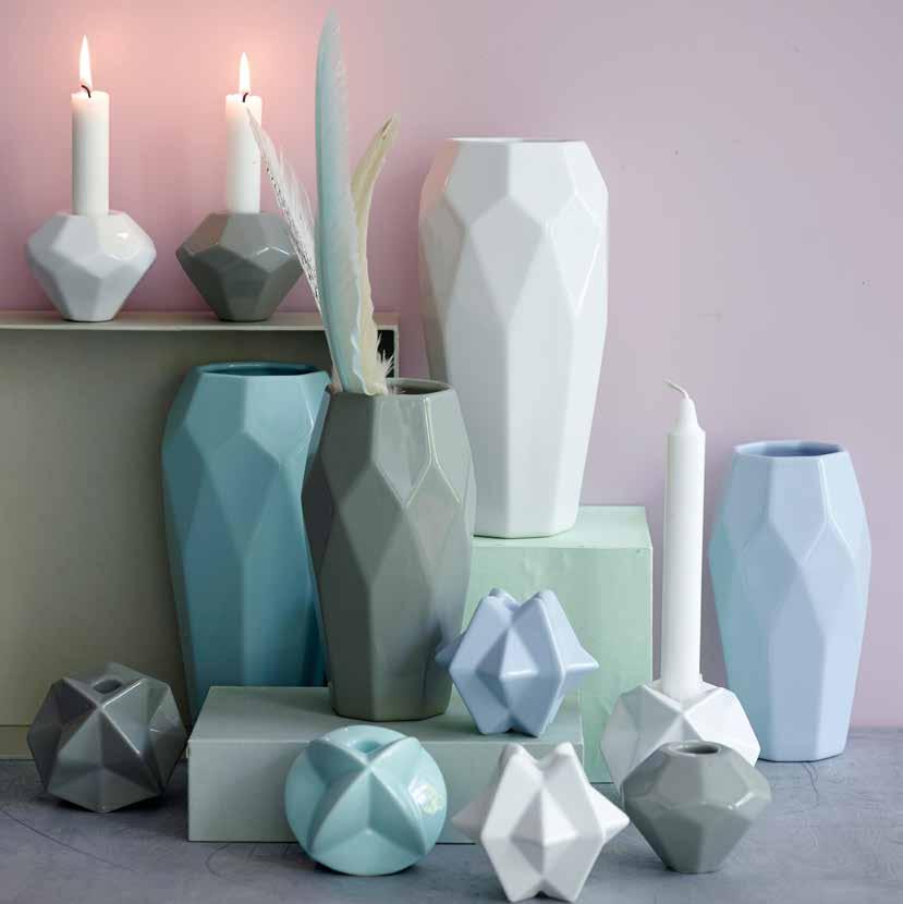 Jewel vase and candle holder The line Jewel has been designed for Herstal by Sarah Abbondio. Sarah graduated as M. sc. Eng. in industrial design from the University of Aalborg in 2010.