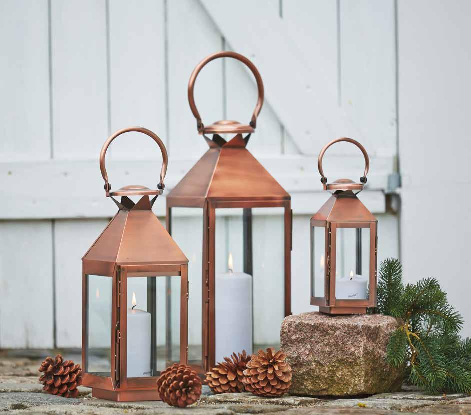 Veneto lantern Beautiful lanterns in glass and metal. Perfect in combination or just separate use.