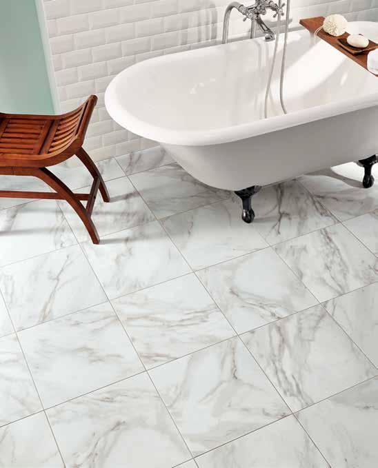 Each design features 32 unique tiles, minimizing repetition and creating a natural look.