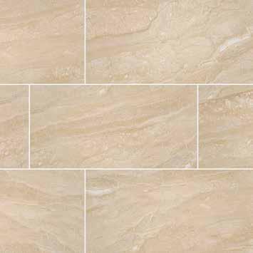 Practical and affordable with styles echoing marble, travertine,