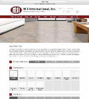 Our flooring tile collections are also available in unique shapes and patterns. MSI is a proud Member of the following organizations: FLOORPATTERN TOOL https://www.msistone.