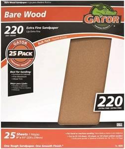 STEEL - HEAVY-DUTY RATCHETING ROD 9" Length Size Gal : 1/10 Catalog Page #: E06067 ALUMINUM OXIDE SANDPAPER GATOR 3272 SANDING SHEET, 11 IN X 9 IN, 220 GRIT 5893359 X