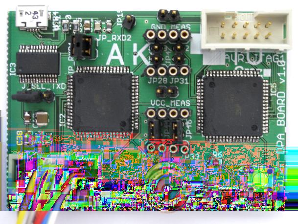 Fig. 7. board. The ATmega128 evaluation Fig. 8. The GRANDESCA-chip evaluation board. 13].