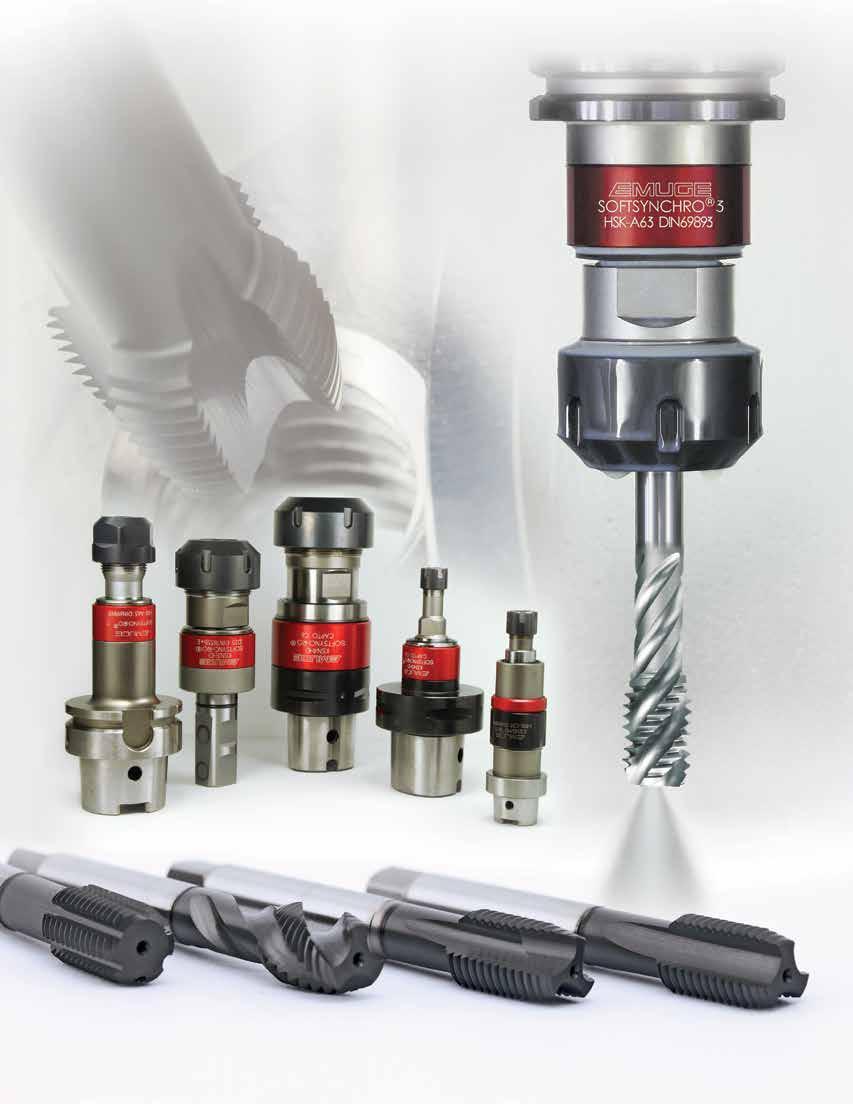 Z-GEOMETRY TAPS FOR CNC MACHINING / SOFTSYNCHRO Emuge has an extensive line of taps, including NEW Z-Taps; coolant-through