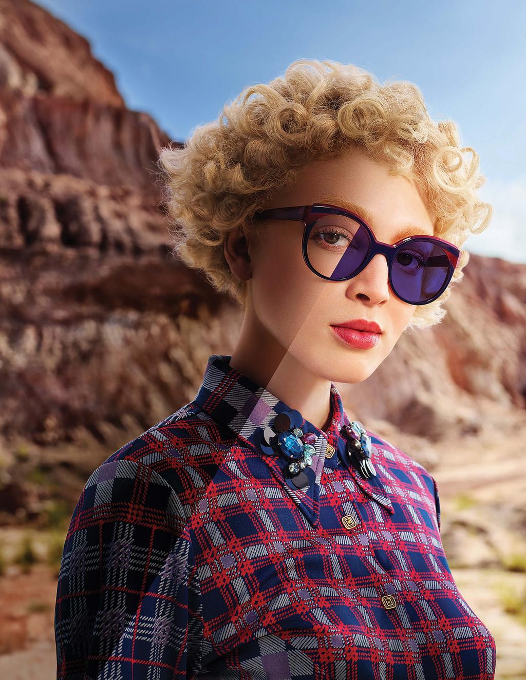 63% OF EYEGLASS WEARERS EXPECT THEIR GLASSES TO GIVE THEM A UNQIUE LOOK 2 Transitions Signature lenses style colors feature four new vibrant fashion colors sapphire, amethyst, amber and emerald and