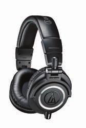 From the large aperture drivers, sound isolating earcups and robust construction, the M50x provides an unmatched experience for the most critical audio professionals.