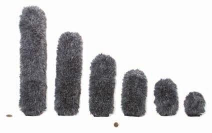 Windscreens Fur Socks Series Fur Socks Series BPF-XLAV BPF-LAV Windscreens for broadcast and production microphones Fur Socks are used most often when the supplied foam windshield is not adequate in